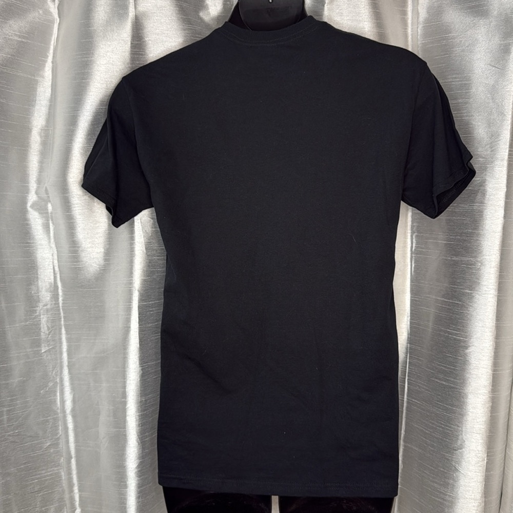 Ghost Face Mama Drinking Coffee Halloween Black T Blonde Women’s M Gildan - Picture 6 of 8